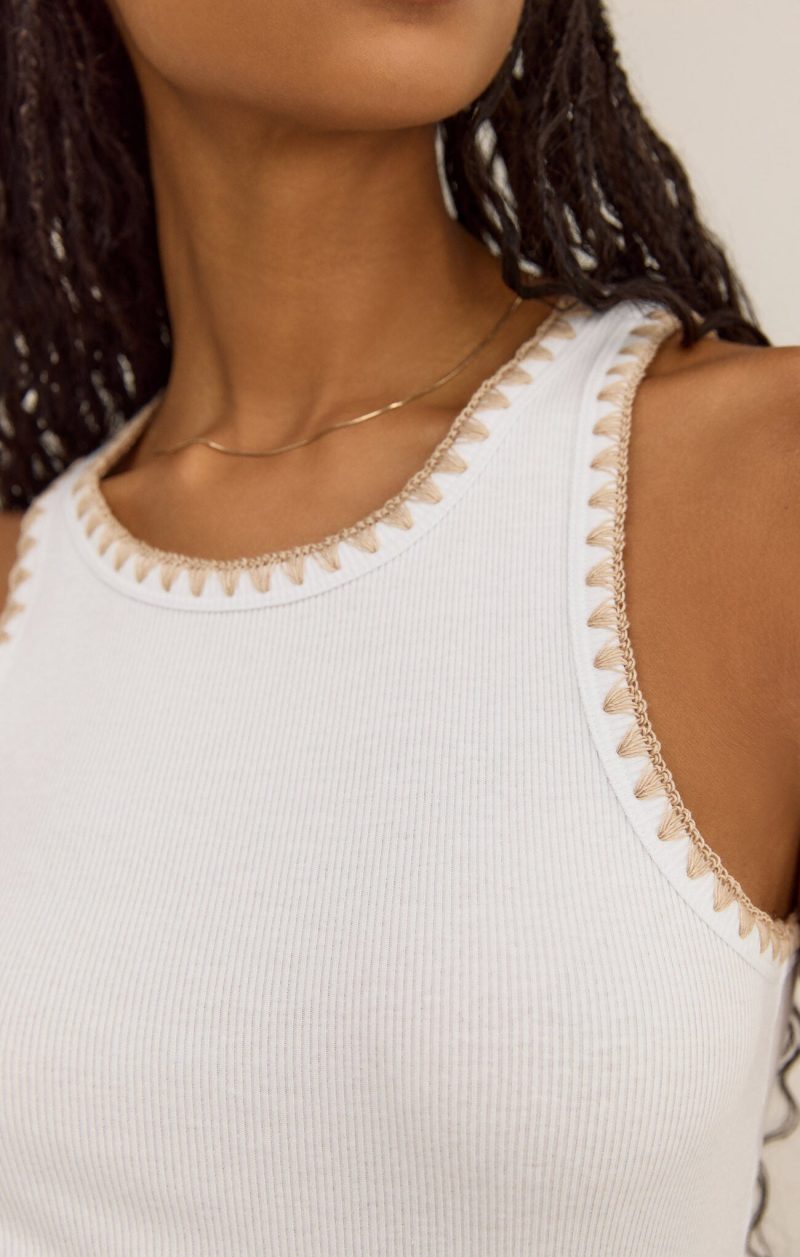 Avril Rib Whipstitch Tank - Image 3