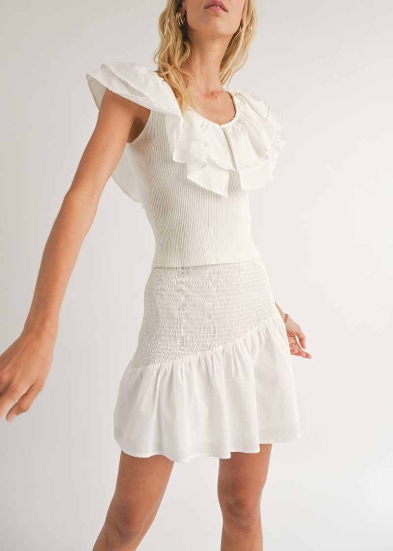 Picnics Ruffle Detail Sweater - Image 2